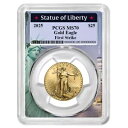 プレセール - 2025 $25 アメリカン ゴールド イーグル 1/2 オンス PCGS MS70 FS 自由の女神 ...