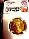 希少 2009 ジュリア タイラー MS 70 NGC $10 ゴールド