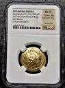 ビザンチン帝国 コンスタンティヌス 10 世 1059-67 AD 金貨 NGC Ch XF