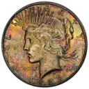 1923年 S PEACE ドル PCGS 認定 MS64+ トーン