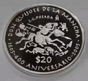 2005 メキシコ 20 ペソ銀貨 プルーフ ドン・キホーテ記念 OGP