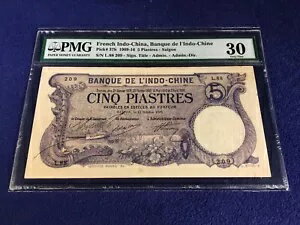 希少 1 Piastre 1901年発行 フランス領インドシナ紙幣 旧紙幣 希少 1 Piastre 1901年発行 フランス領インドシナ紙幣 旧紙幣