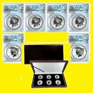 2022 MORGAN & Peace Dollar 12コイン 2セッ