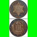 1870 PCGS PR64 3000 鋳造 + 1000 プルーフ = 3 番目に低い 3 セント銀貨 ?? キー 3C