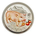 2007 ニウエ豬 旧暦の亥年 1/2 キロ Kg シルバーカラー コイン オーストラリア造幣局