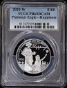 2020-W $100 プルーフ 1 オンス プラチナ イーグル - ハピネス PCGS PR 69 DCAM