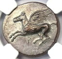 ギリシャ コリント AR ステーター ペガサス & アテナ シルバー コイン 紀元前 300 - 認定 NGC AU