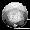 ???? カナダ珍しい 50 ドル銀貨、フォーエバーマーク 0.2 カラット ダイヤモンド 2021