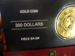 2005 カナダ $300 プルーフ金貨 (.84 純金) 標準時鋳造 200