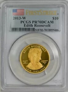 2013-W $10 エディス ルーズベルト フ