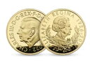 チャールズ 3 世が最初に鋳造したコイン - 24 カラットの金。 .999 ゴールド プルーフ。 1/4オンス