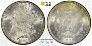 BU GEM 1880 MORGAN ɥ PCGS MS65 ɡ #36
