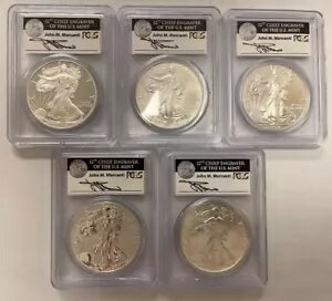 2011 5 ピース アメリカン シルバー 