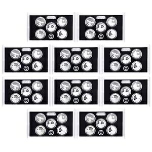 2022 S American レディース クォーター 10 パック ATB 99.9% シルバー プルーフ セット 箱または COA なし