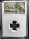 聖書の未亡人ダニ 103-76 BC 本物の NGC 認定古代コイン Prutah レア