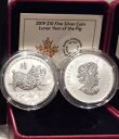 2019 亥年 $10 1/2OZ 純銀標本コイン カナダ