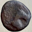 カルタゴ 非常に珍しい 古代シェケル コイン 300 BC-246 BC タニット ホースヘッド 本物