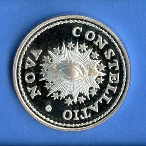 楽天WORLD RESOURCE【KING店】1783 コンステレーション ノヴァ スタイル リベルタス 2オンス .999 シルバー コイン 1 7/8 インチ ラウンド地金