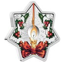 オーストラリア クリスマス ツリー 2016 1オンス 星型 シルバー プルーフ $1 コイン