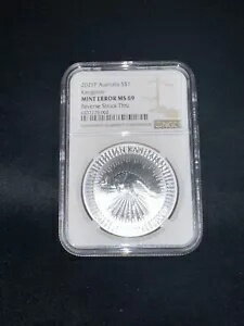 2021 カンガルーエラー 1オンス銀貨 |パース造幣局 |リバースストラク MS69