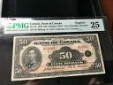 1935年 Osb/Tow カナダ $50 紙幣 PMG **VF-25** SN# A14963 英語