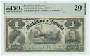 1900 ドミニオン オブ カナダ $4 ドル PMG VF20 DC16 #21965