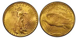 1926年 20ドル、ダブルイーグル。 PCGS MS65 セントゴーデンス フィラデルフィア。 IGWT KM131