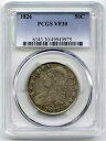 1826 バスト シルバー ハーフダラー PCGS VF 30 認定 - K50