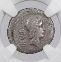 Q. シキニウス AR デナリウス ローマ帝国銀貨 紀元前 49 年 - NGC Ch F