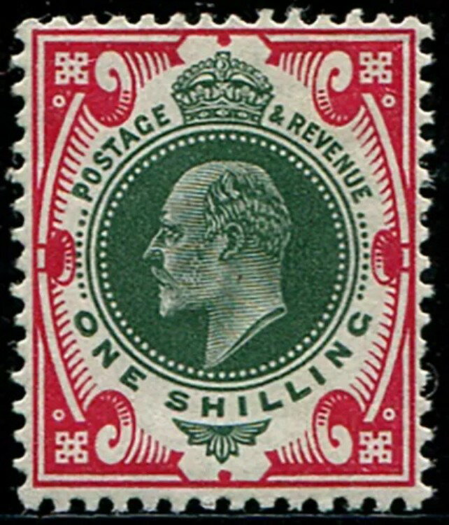 1/- SG 314 品種、「ブルーティンテッドガム」ミント、極上L/M。希少品。（He... による出品）