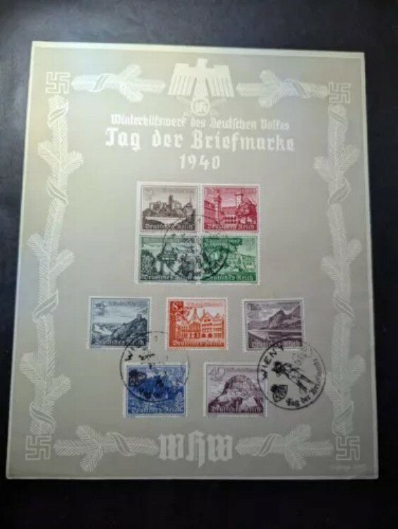 1940年ドイツ切手記念日記念シートカバー ウィーン オーストリア