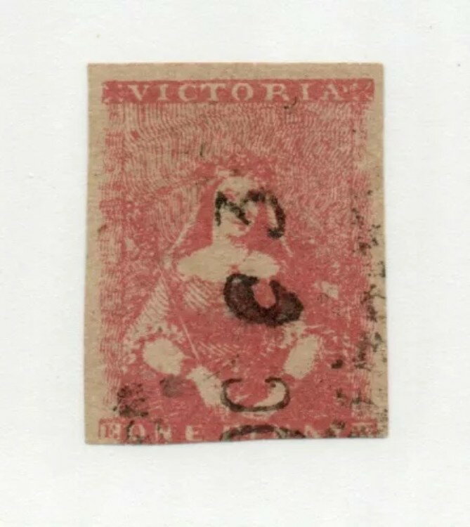 ビクトリア - SG# 5 中古 / 上部に太い線あり / フレームなし - ロット 0222230