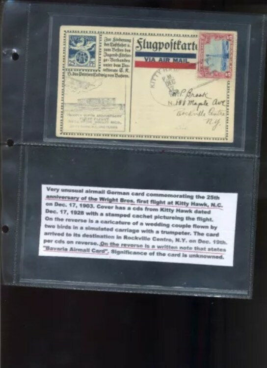 スコット #C11 ビーコン ライト兄弟/キティホーク カバーの興味深いセット (LOT579)