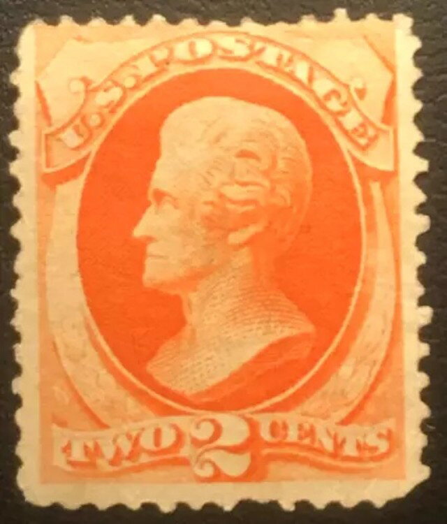 米国切手 1875 スコット # 178 ミント OG H