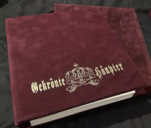 クラウンヘッド 世界の王室切手 FDC コレクション ドイツ語アルバム 1