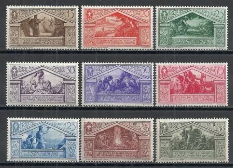 イタリア 1930 YV 263-271 MNH VF