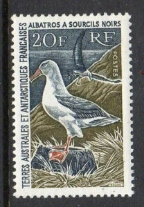 鳥類 - フランス領南方・南極地域 1963年 20羽 アホウドリ 好調 新鮮 MNH