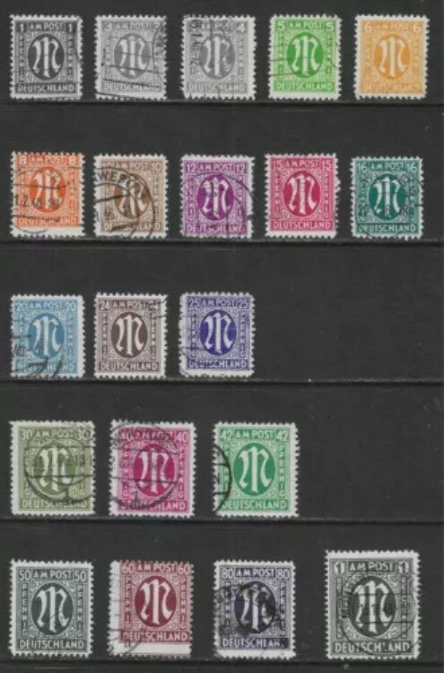 OCCUPATION - 1945 - AM POST / GERMAN PRINTING - SET 20V - USED - HCV / ?1000+商品について出品者からのコメント「14日間までの送料をまとめてお支払いいただけます。ご準備ができましたら請求書をご請求ください。」タイプ：郵便料金発行年：1945年番号：MI 16/35品質：中古品地域：ドイツ製造国/地域：ドイツトピック：AM POST色：マルチカラー注意事項※以下の注意事項をご理解のうえ、ご購入ください※■ 商品について本商品は海外から輸入した切手です。こちらの切手は外国で発行されたもので、日本国内の郵便では使用できません。本商品は観賞・コレクション用 であり、投資目的・査定用としての価値を保証するものではありません。画像のデザインは参考画像です。同じシリーズでも微細な印刷の違いや、エラー印刷の可能性がある場合がございます。収集品のため、経年による劣化や色あせ、軽微な折れ・シミがある場合があります。目立つダメージがある場合は、商品画像または説明欄に記載しておりますのでご確認ください。■ 在庫状況について当店の商品は海外から取り寄せております。ご購入のタイミングによっては在庫切れとなる場合がございます。その際はご連絡のうえ、ご注文をキャンセルさせていただく場合がございます。■ ご注文後のキャンセルについてご注文と同時に商品のお取り寄せを開始するため、お客様都合によるキャンセルは承っておりません。■ 配送についてお届けまでに通常2〜3週間ほどかかります。海外の祝日や天候、税関手続きにより通常より配送が遅れる可能性がございます。■ 保証について商品説明に英語で「保証（warranty）」と記載があっても、日本国内では適用されませんのでご了承ください。当店では、商品到着後7日以内の初期不良に限り、対応させていただきます。■ 商品の色・素材感について撮影環境やモニター設定により、実際の商品と色味や質感が異なる場合がございます。■ 価格変動について希少性の高い商品は市場価格の変動により追加料金をお願いする場合がございます。追加料金に同意いただけない場合、ご注文のキャンセルが可能ですので、ご希望の際はお申し付けください。■ その他サービスについて海外製品の輸入代行も承っております。ショップに掲載されていない商品でもお探し可能ですので、お気軽にご相談ください。業者販売（業販）や複数購入の場合、割引対応も可能です。ご希望の方はお問い合わせください。