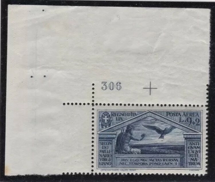 1930年 イタリア王国 航空便 No. 24 MNH** 9 + 2冊 ダークブルー コ-