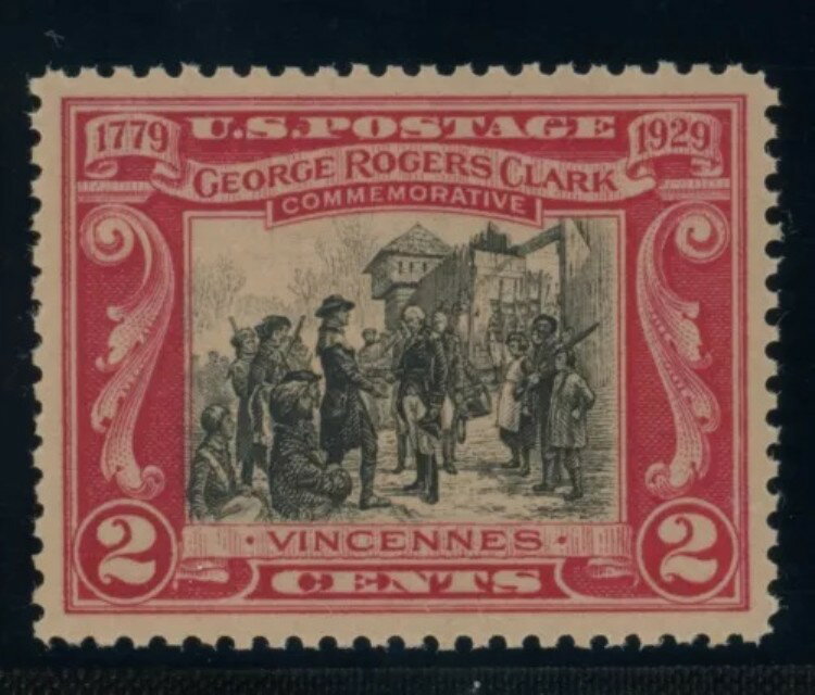 米国切手 #651 ジョージ・ロジャース・クラーク 2セント - PSE証明書 - SUPERB 98 - MNH - SMQ $225.00