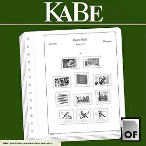 Kabe OF-印刷済みシート ドイツ地方郵便 1945-1946