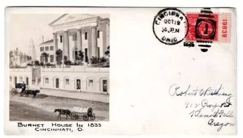 Anime Goods - #681 オハイオ川 1929 FDC ビーゼル カシェ 30A シンシナティ OH CV$400