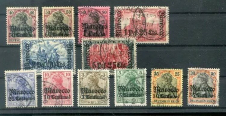 モロッコ 21/33 セット 消印あり (T4253