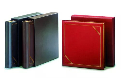 金庫 1508 + 1518 ワインレッドレザーリングバインダーアルバム お気に入り + カセット空