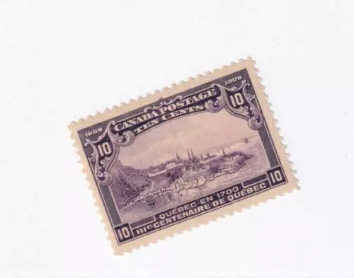 カナダ # 101 VF-MNH 10cts ケベック 300周年記念 1700年代のケベック