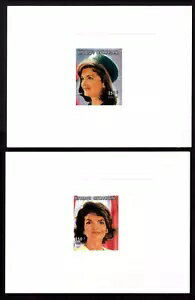 フランス 中央アフリカ共和国 1997 SC. #1272 ジャクリーン・ケネディ 9 不完全