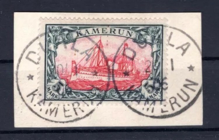 カメルーン 19 ヘルリッヒ 消印入り高級レターピース (L1973