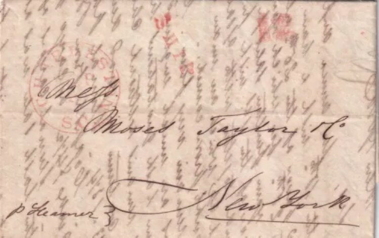 チャールストン SC「SHIP」と「12」、ハバナからニューヨークへ向かう郵便船に描かれる - 3ページ