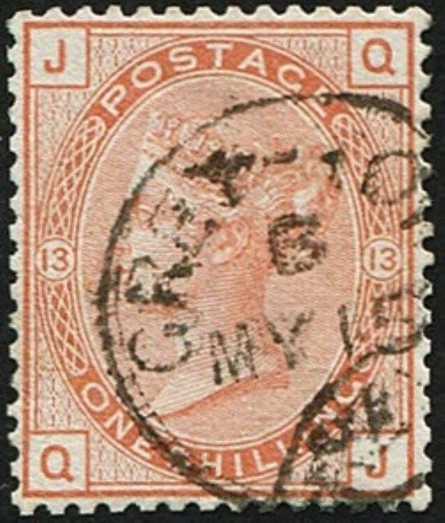 1/- ֥饦 SG 151 (wmk.spray)GREYTOWN.1881CDS ȴ֤줿...