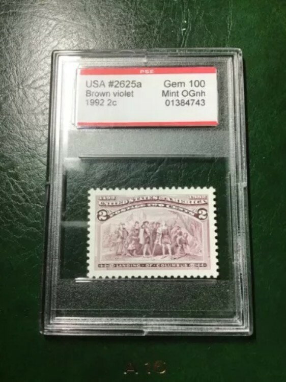 #2625a 2c モダンコロンビアン（1992年発行）PSE Gem 100 ogNHグレード